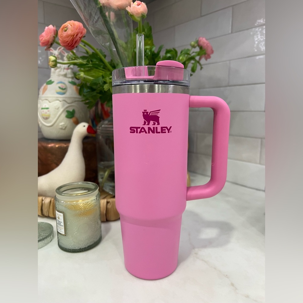 STANLEY 30 Oz Tumbler — PEONY — LIKE NEW